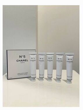 CHANEL N°5 FACTORY 5 - 5 PACK BODY LOTION NEW NWT 100% AUTHENTIC RARE HTF UNISEX